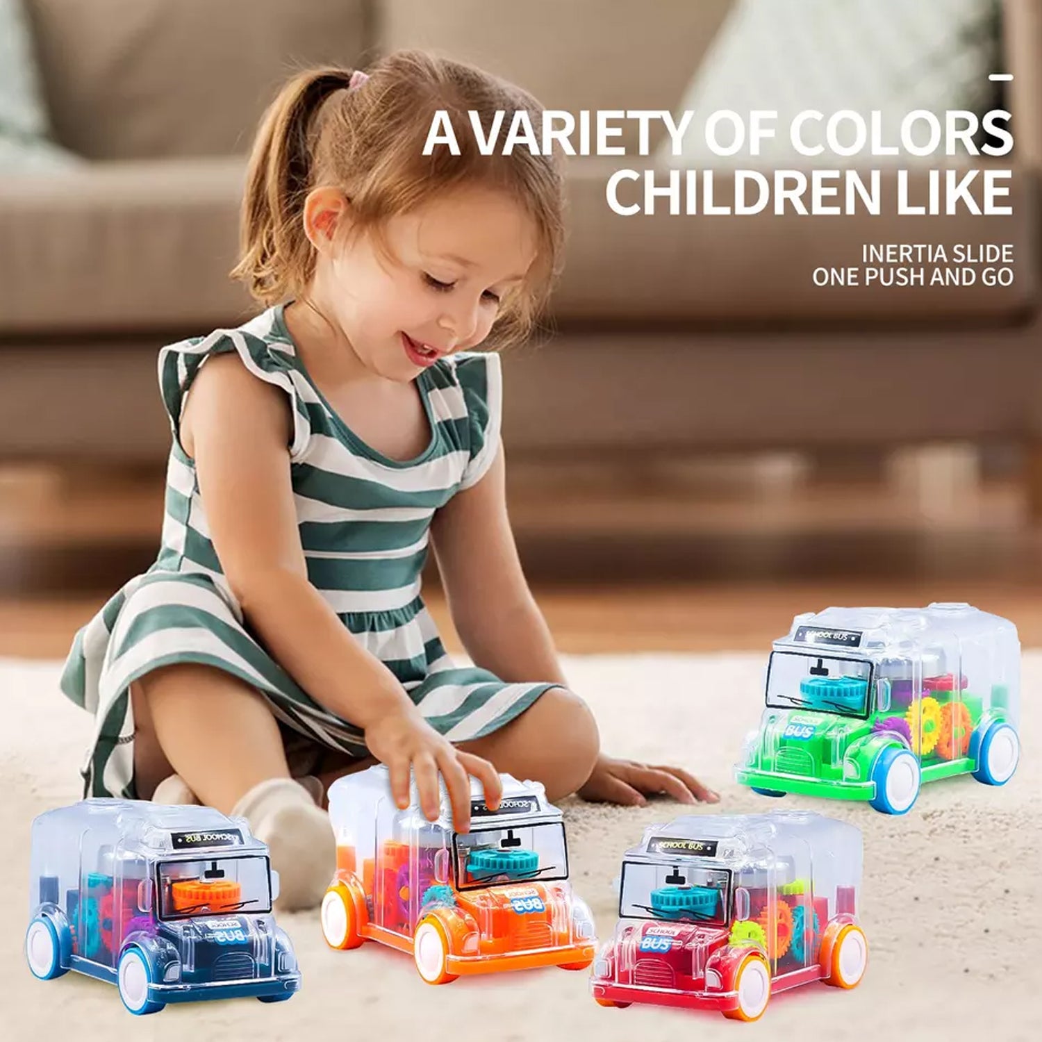 Transparent mini bus with music for kids. Transparent mini bus with music for kids.
